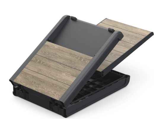 Keter Sauļošanās krēsls Deco Porto pelēks/osis Dārza mēbeles