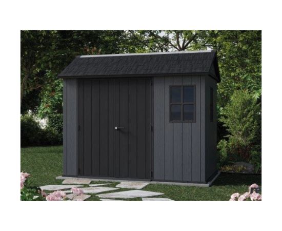 Keter Dārza šķūnis Newton Plus 9x7,5 pelēks Dārza šķūņi  un uzglabāšana