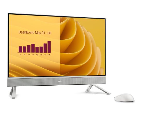 Dell 27 All-in-One EC27250/Core i5-1334U/16GB/512GB SSD/27.0" FHD/Intel Iris Xe/Cam/WLAN + BT/W11Pro/3Yrs Basic Onsite / EC27250_RPLU-R_004_NoKb All In One Datori (AIO)