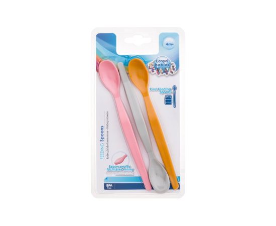 Canpol First Feeding Spoons 1pc Girl Приборы для кормления