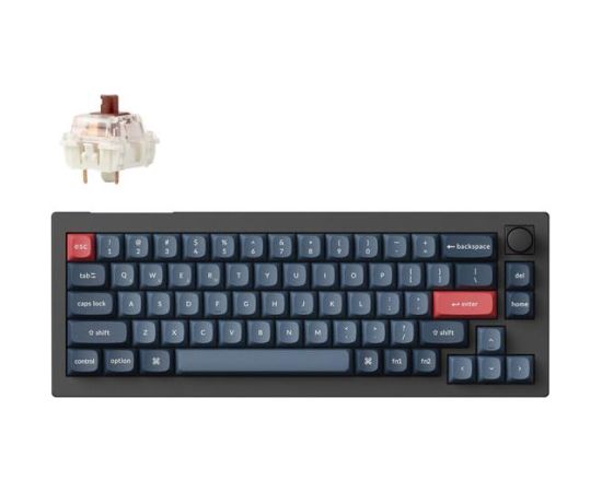 KEYBOARD WRL V2 MAX RGB/CARBON BLACK V2M-D3 KEYCHRON Klaviatūras