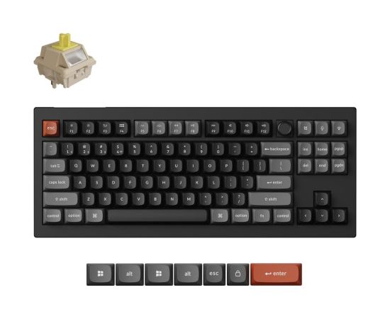 KEYBOARD WRL V3 ULTRA/BLACK V3U-D4 KEYCHRON Klaviatūras