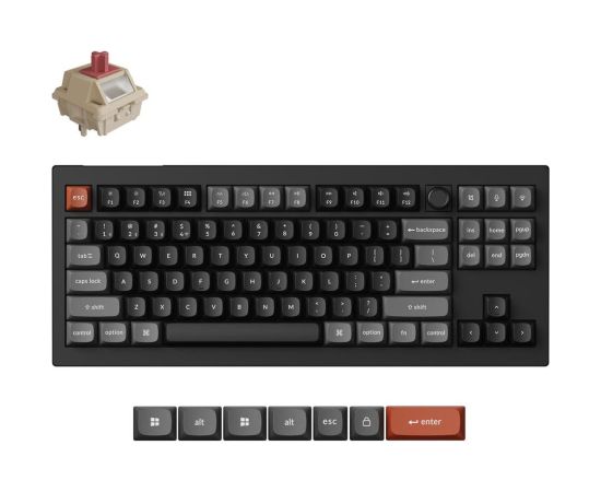 KEYBOARD WRL V3 ULTRA/BLACK V3U-D1 KEYCHRON Klaviatūras