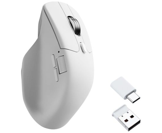 MOUSE USB OPTICAL WRL M6/WHITE M6S-B72 KEYCHRON Peles, ievadierīces