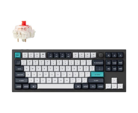 KEYBOARD WRL Q3 MAX RGB/CARBON BLACK Q3M-M1 KEYCHRON Klaviatūras
