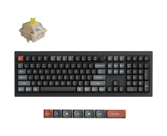 KEYBOARD WRL V6 ULTRA/BLACK V6U-D4 KEYCHRON Klaviatūras