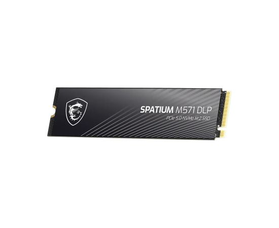 SSD MSI 1400xTBW rating MTBF 1500000 h Read speed 14500 MB/s Write speed 11000 MB/s NVMe Yes PCI Express 5.0 M.2 2000 GB SPATIUM M571 DLP PCIe 5.0 NVMe M.2 S78-440Q1K0-P83 SSD Cietie Diski (Solid state drive)