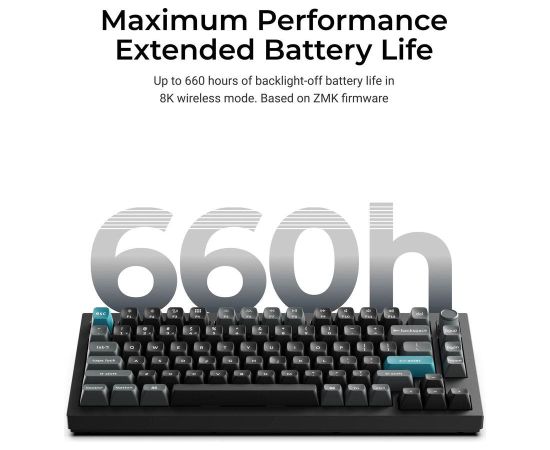 KEYBOARD WRL Q1 ULTRA/BLACK Q1U-M1 KEYCHRON Klaviatūras