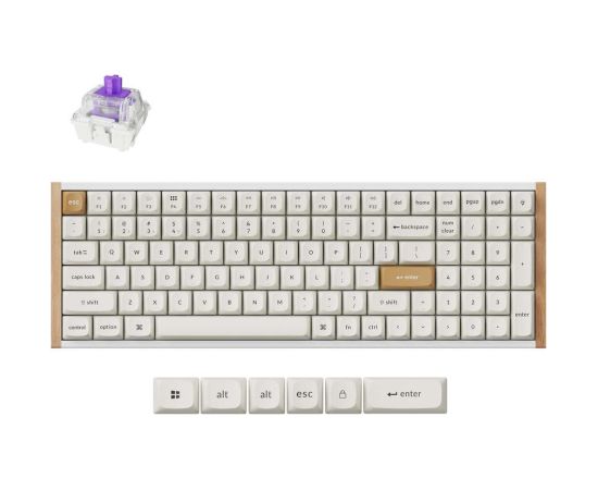 KEYBOARD WRL K4 HE SPECIAL ED/WHITE K4H-Q1 KEYCHRON Klaviatūras