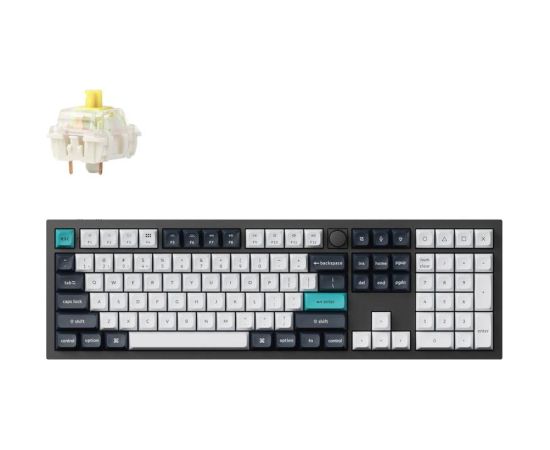 KEYBOARD WRL Q6 MAX RGB/CARBON BLACK Q6M-M4 KEYCHRON Klaviatūras