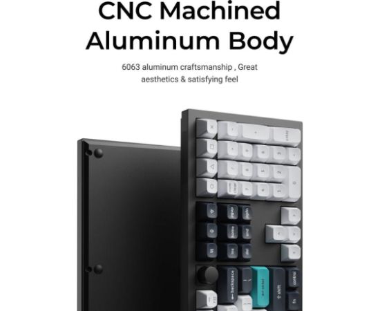 KEYBOARD WRL Q6 MAX RGB/CARBON BLACK Q6M-M4 KEYCHRON Klaviatūras