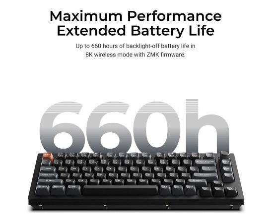 KEYBOARD WRL V1 ULTRA/BLACK V1U-D4 KEYCHRON Klaviatūras