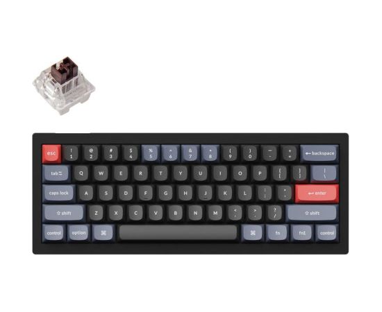 KEYBOARD WRL V4 RGB/CARBON BLACK V4-B3 KEYCHRON Klaviatūras