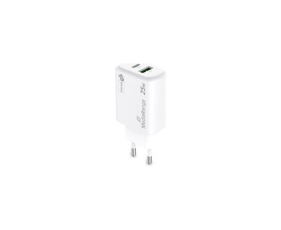 POWER ADAPTER USB/USB-C 25W/FAST MRMA112-2 MEDIARANGE Новинки смартфонов и телефонов