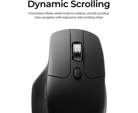 MOUSE USB OPTICAL WRL M6/BLACK M6S-A23 KEYCHRON Peles, ievadierīces