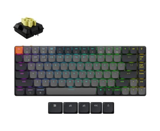 KEYBOARD WRL K3 RGB/BLACK K3X-B4 KEYCHRON Klaviatūras