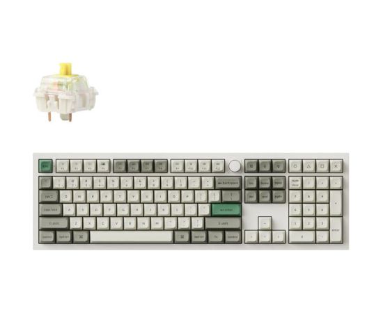 KEYBOARD WRL Q6 MAX RGB/SHELL WHITE Q6M-P4 KEYCHRON Klaviatūras