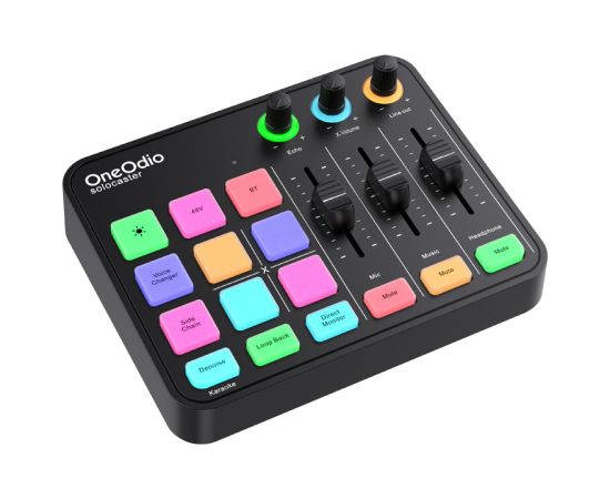 OneOdio Solocaster Audio Mixer and Sound Card Aудио-видео