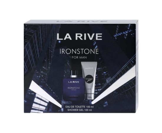 SET LA RIVE Ironstone Men EDT spray 100ml + SHOWER GEL 100ml Jaunumi - Audio-Video