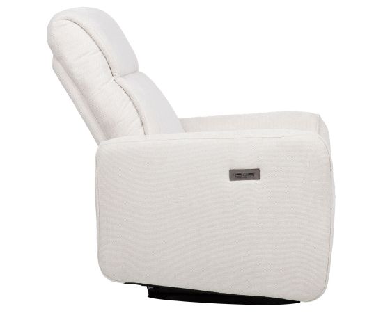 Recliner armchair HEIDY with electric mechanism, white Кресло