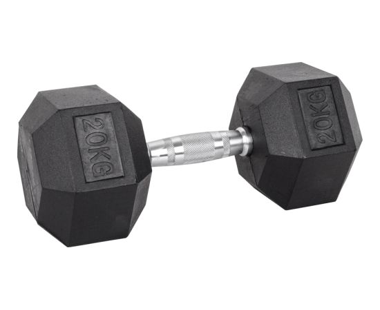 Sešstūra hanteles inSPORTline Hexsteel 20kg Hanteles