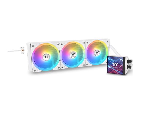Thermaltake MAGFloe 420 Ultra ARGB Sync AIO Liquid Cooler (White, Snow Edition) Procesoru dzesēšana