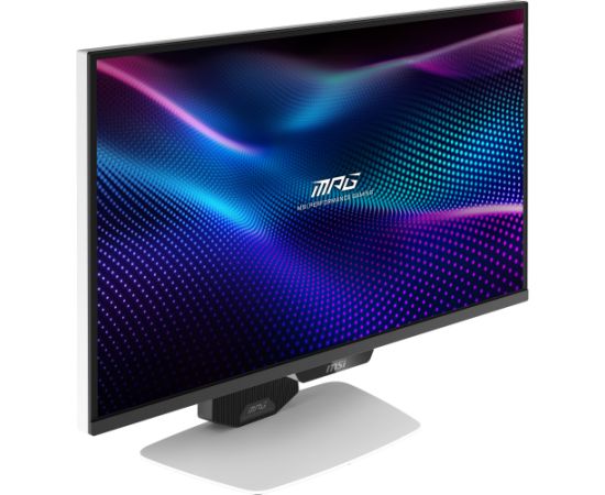 MSI MPG 274URDFWDE E16M QLED (68.6 cm (27 inches), white/black, UltraHD/4K, Rapid-IPS, dual-mode (FHD 320Hz / 4K 160Hz), mini-LED, 160Hz panel) Monitori