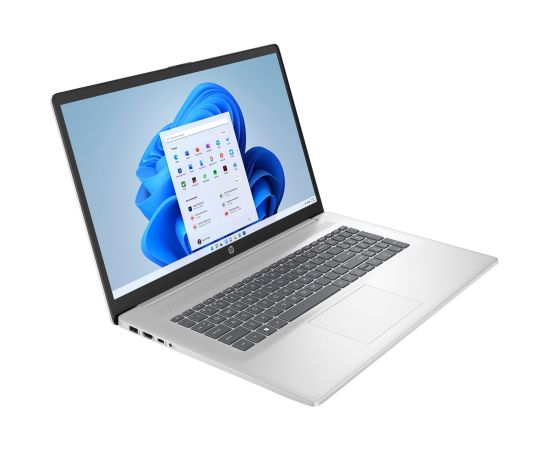 HP 17-cn4009nw Core 5 120U 17.3"FHD 300nits AG 16GB DDR4 SSD512 IrisXe Cam1080p 41Wh Win11 Natural Silver 2Y Portatīvie datori