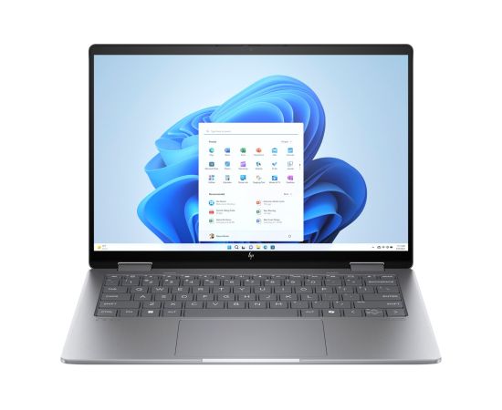 HP Envy x360 14-fa0016nw Ryzen 7 8840HS 14"WUXGA Touch 300nits 16GB LPDDR5-6400 SSD512 Radeon 780M Cam 5 Mpx IR 59Wh Win11 Meteor Silver Aluminum 2Y Portatīvie datori