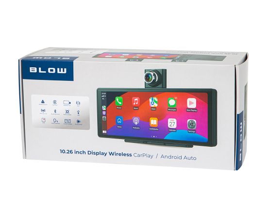 Wireless CarPlay5.0 BLOW Multimedia Station with video recorder and rear view camera Video reģistratori