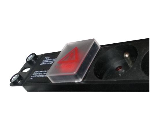 Alantec PZ081U3M power extension 3 m 8 AC outlet(s) Indoor Black Strāvas pagarinātāji