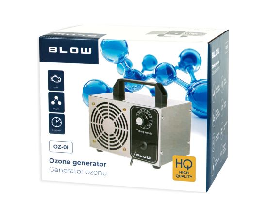 Ozone generator BLOW OZ-01 ozonator 60,000 mg/h 120W Gaisa attīrītāji