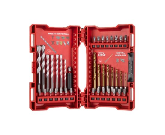 Urbju un skrūvgriežu uzgaļu komplekts Milwaukee 4932479854; 39 gab. Аксессуары для дрелей