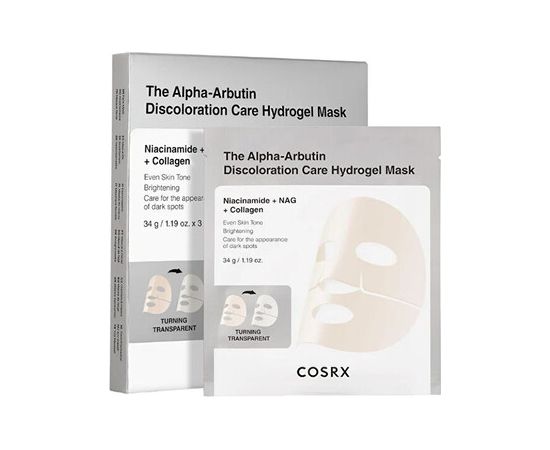 Cosrx Discoloration Care Hydrogel Mask Trio - Sada pleťových masek 34.0g Ķermeņa kosmētika