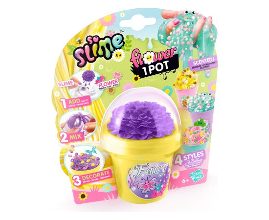 SO SLIME Slime gatavošanas komplekts Puķu pods Mīkstās rotaļlietas