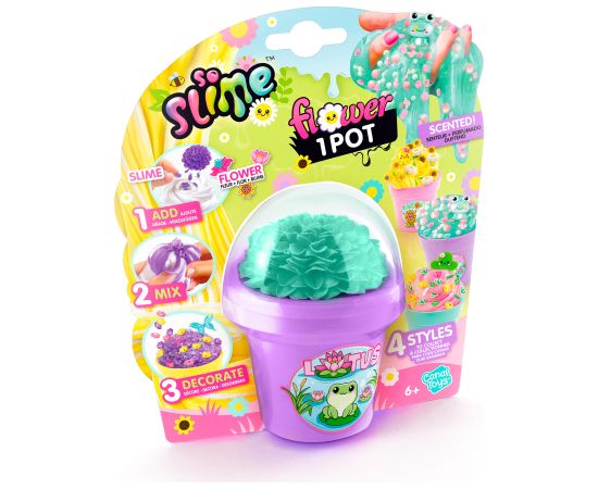 SO SLIME Slime gatavošanas komplekts Puķu pods Mīkstās rotaļlietas