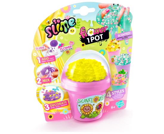 SO SLIME Slime gatavošanas komplekts Puķu pods Mīkstās rotaļlietas