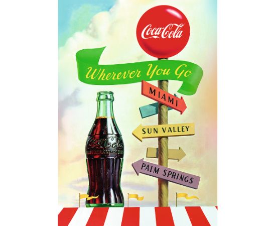 TREFL Premium Plus Пазл Coca-Cola: куда бы ты ни пошёл, 1000 шт. Пазлы