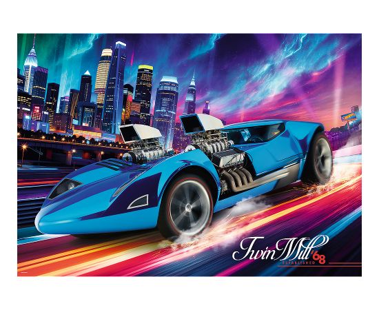 TREFL HOT WHEELS Premium Plus Пазл Twin Mill, 1000 шт. Пазлы