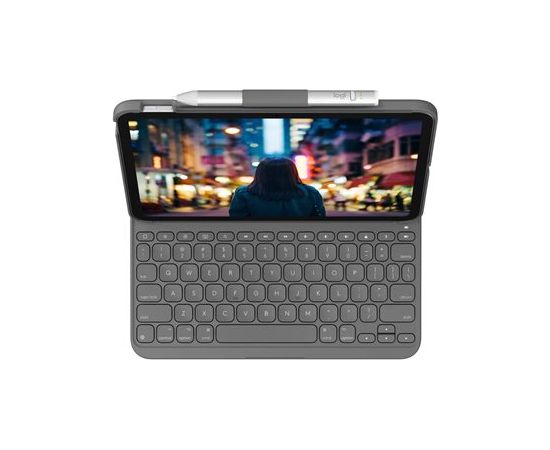 Logitech Slim Folio do iPad 10 gen (UK) Klaviatūras