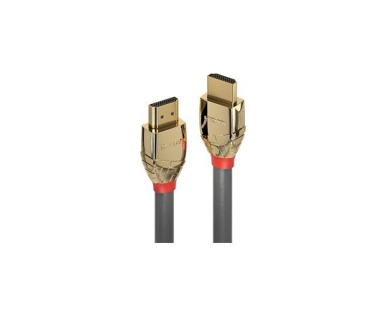 Lindy HDMI 2.0 High Speed M/M 5m gold  Кабель HDMI