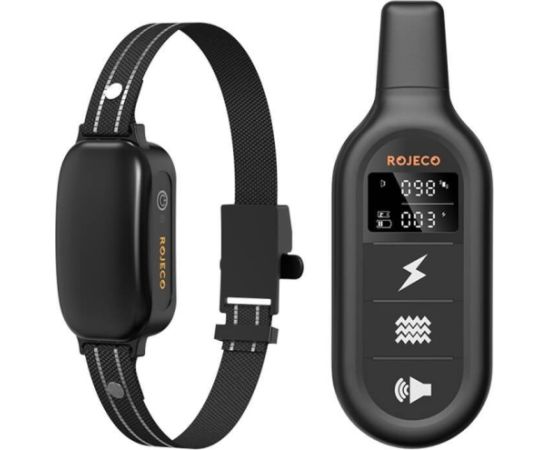 Rojeco Elektryczna obroża antyszczekowa 1000M PD521 (Czarna) Citas preces