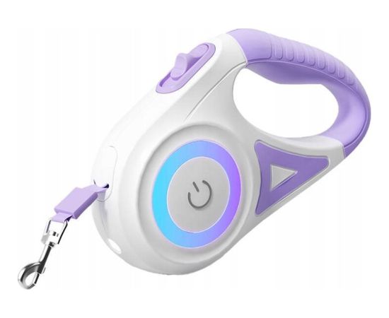 Rojeco Smycz automatyczna LED Rojeco 5m (fioletowa) Citas preces