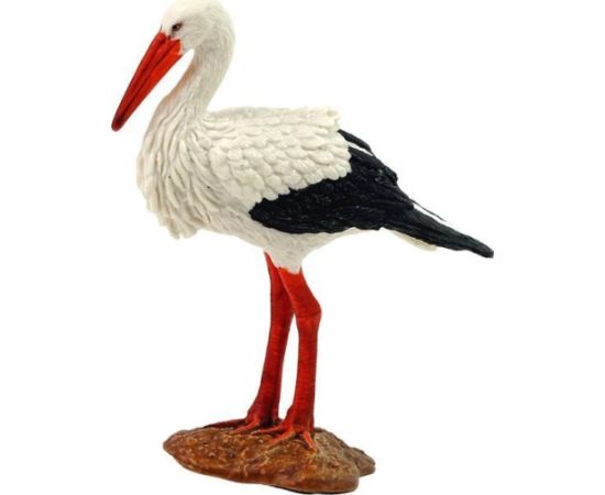 Figurka LeanToys Figurka Kolekcjonerska Bocian Biały Figurka Ptak Фигурки и герои