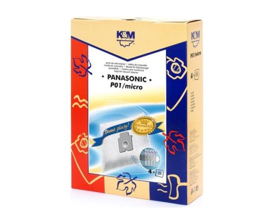 K&M Oдноразовые мешки для пылесосов PANASONIC C-2E (4шт) Фильтры для пылесосов