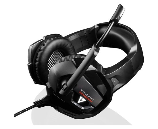 Modecom Volcano MC-859 Bow Spēļu Austiņas ar Mikrofonu / 3.5mm / 2.2m Vads / Melnas Austiņas