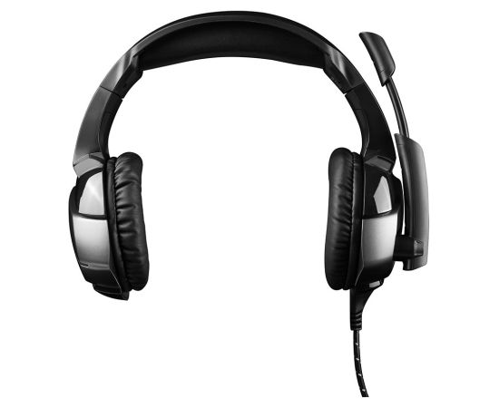 Modecom Volcano MC-859 Bow Spēļu Austiņas ar Mikrofonu / 3.5mm / 2.2m Vads / Melnas Austiņas