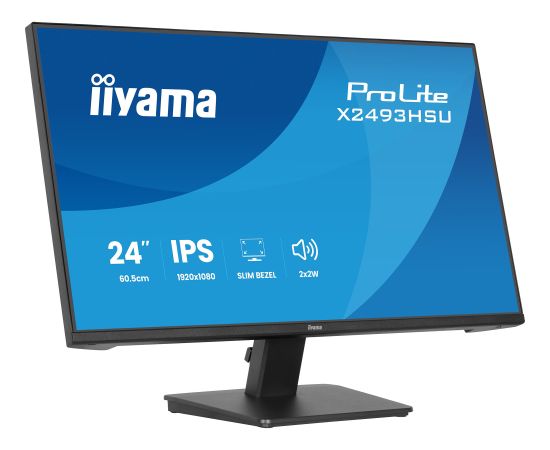 Iiyama ProLite X2493HSU-B1 (60.5 cm (23.8 Zoll), schwarz (matt), FullHD, IPS, HDMI, DP, USB-Hub, Adaptive-Sync, 120Hz Panel) LED / LCD мониторы