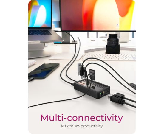 Raidsonic Icy Box IB-DK4072M-CU31 (USB-C, PD, M.2, HDMI) Новинки Компьютерная техника