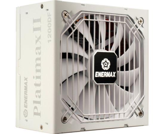 Enermax Platimax II D.F. 1200W (white, 1x 12-pin high power GPU, 3x PCIe cable management, 1000 watts) Datoru barošanas bloki